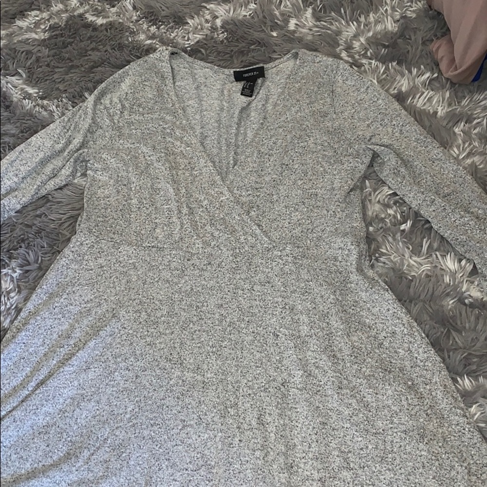 Grey “skater” style dress